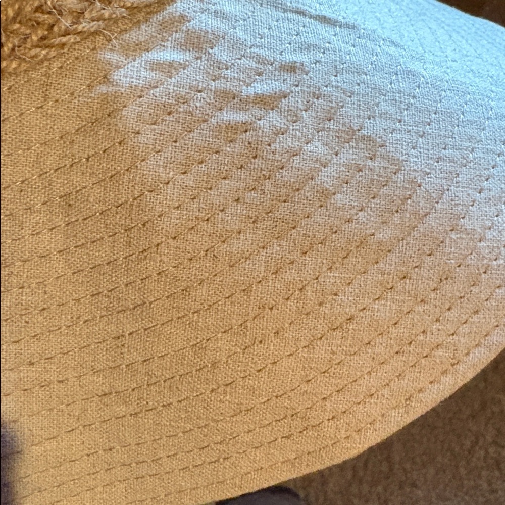 Wide Brim cotton/linen Sun Hat - Natural Beige NWOT - Picture 6 of 6